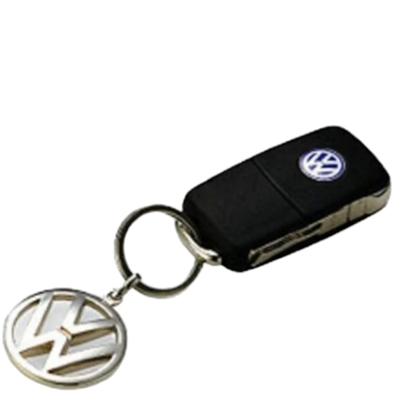 VW Silver Tone Keychain/Ring - Picture 5 of 5